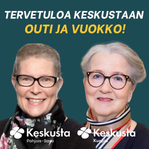 Outi Peltola ja Vuokko Hämäläinen siirtyvät Keskustaan